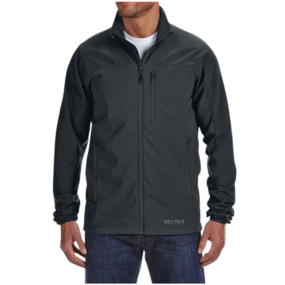 MARMOT Full Zip Tempo Jacket Men XXL/TTG Black Outdoor Travel Performance Work